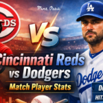 Cincinnati Reds vs Dodgers Match Player Stats