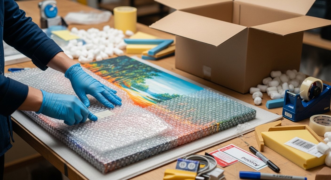 How to Pack and Ship Artwork Safely