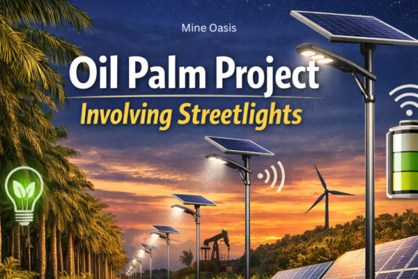 Oil Palm Project Involving Streetlights
