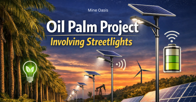 Oil Palm Project Involving Streetlights